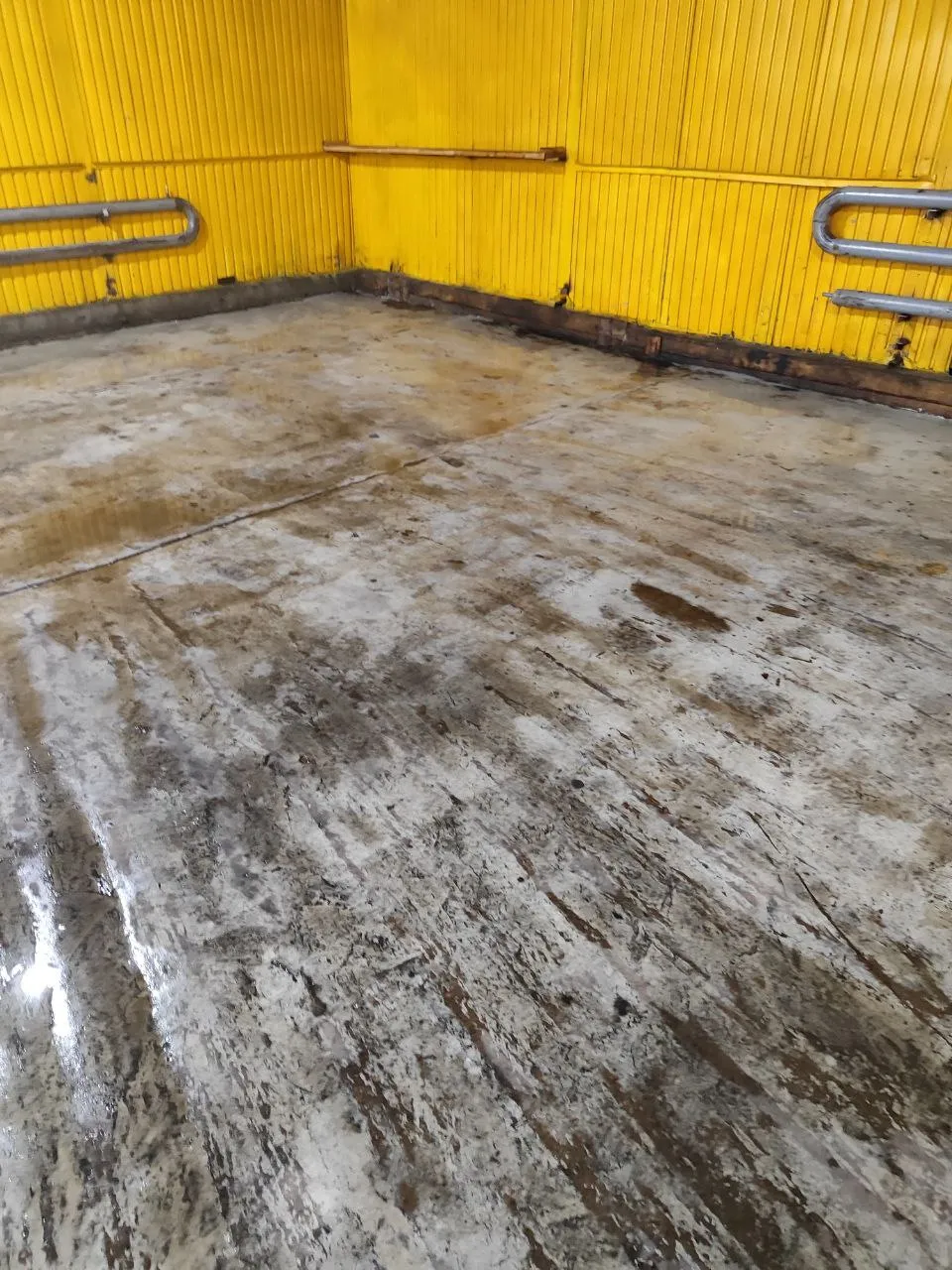 После уборки